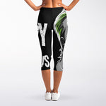 Laughing Joker Why So Serious Print Women's Capri Leggings