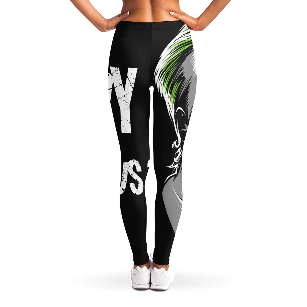 Laughing Joker Why So Serious Print Women's Leggings