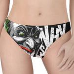 Laughing Joker Why So Serious Print Women's Thong