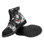 Laughing Joker Why So Serious Print Work Boots