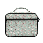 Laurel Green Bull Terrier Pattern Print Briefcase Bible Bag