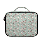 Laurel Green Bull Terrier Pattern Print Briefcase Bible Bag
