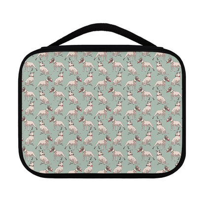Laurel Green Bull Terrier Pattern Print Classic Bible Case