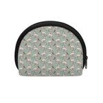 Laurel Green Bull Terrier Pattern Print Coin Purse
