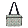Laurel Green Bull Terrier Pattern Print Double Strap Bible Bag