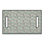 Laurel Green Bull Terrier Pattern Print Golf Cart Seat Cover