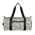 Laurel Green Bull Terrier Pattern Print Gym Bag