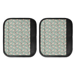 Laurel Green Bull Terrier Pattern Print Handle Covers