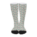 Laurel Green Bull Terrier Pattern Print Long Socks