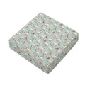 Laurel Green Bull Terrier Pattern Print Outdoor Seat Cushion Cover