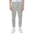 Laurel Green Bull Terrier Pattern Print Joggers