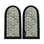 Laurel Green Bull Terrier Pattern Print Skillet Handle Cover
