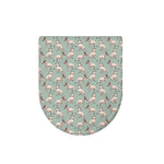 Laurel Green Bull Terrier Pattern Print Toilet Lid Cover