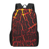 Lava Burning Print 17 Inch Backpack