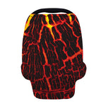 Lava Burning Print Baby Seat Cover