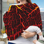 Lava Burning Print Baby Seat Cover