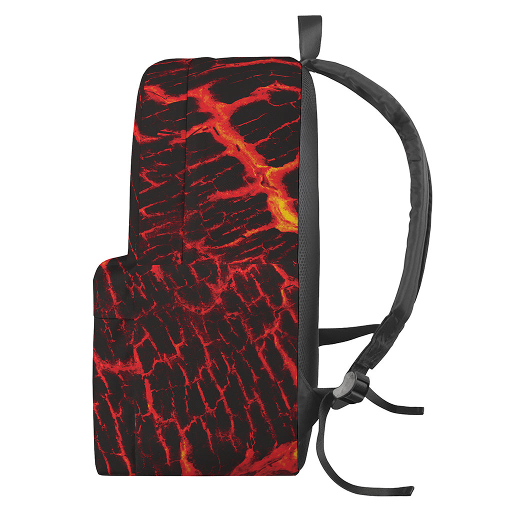 Lava Burning Print Backpack