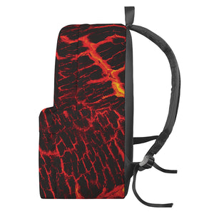 Lava Burning Print Backpack