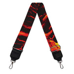 Lava Burning Print Bag Strap