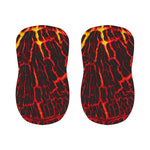 Lava Burning Print Bar Stool Covers