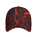 Lava Burning Print Baseball Cap