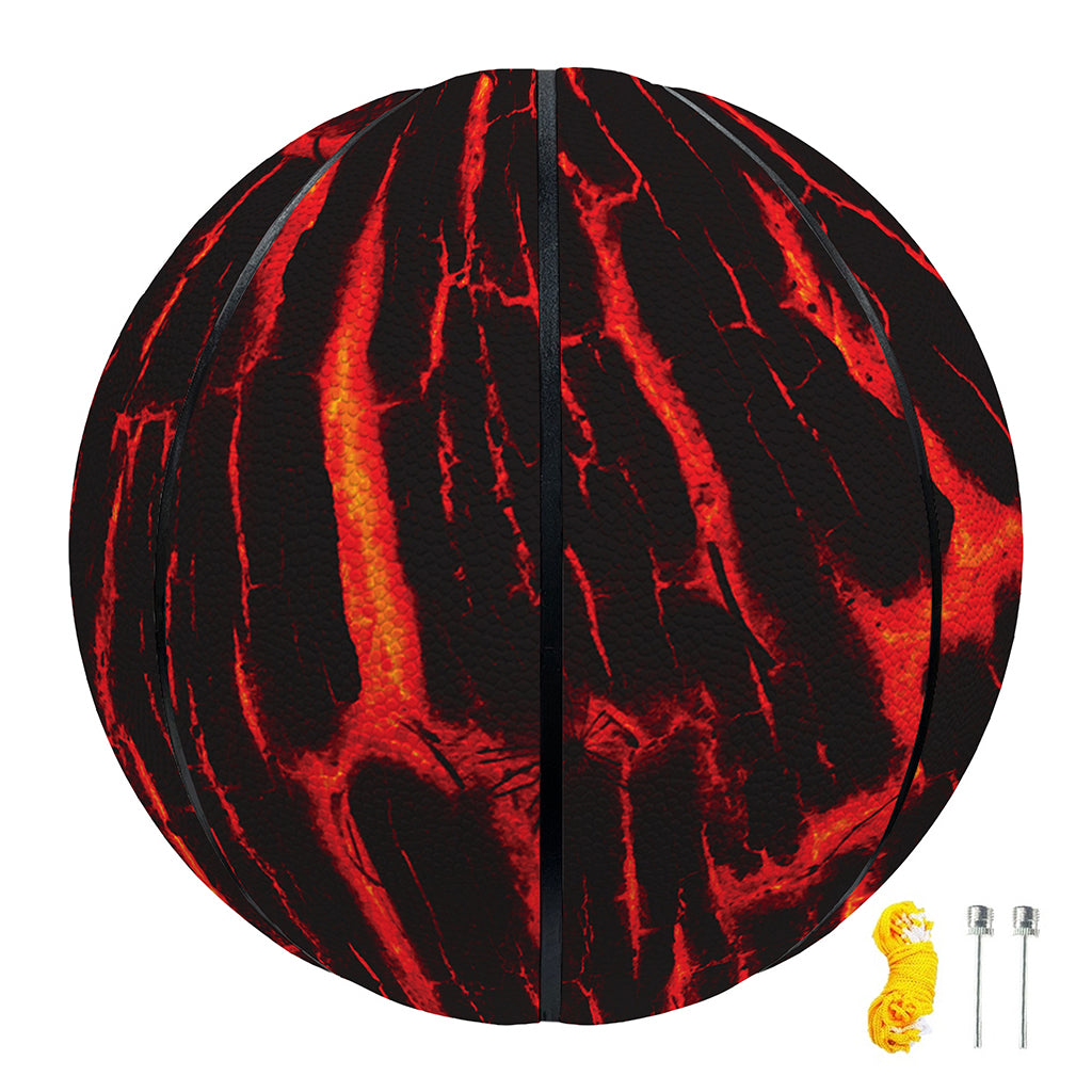 Lava Burning Print Basketball