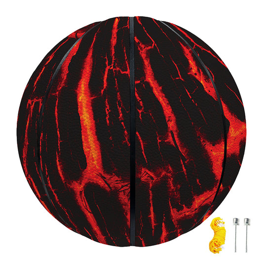 Lava Burning Print Basketball