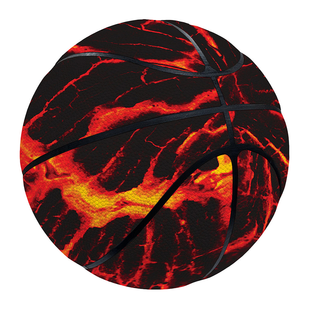 Lava Burning Print Basketball