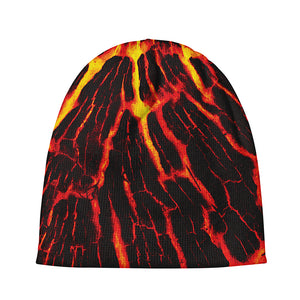 Lava Burning Print Beanie