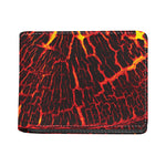 Lava Burning Print Bifold Wallet