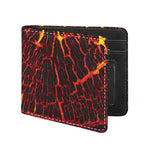 Lava Burning Print Bifold Wallet