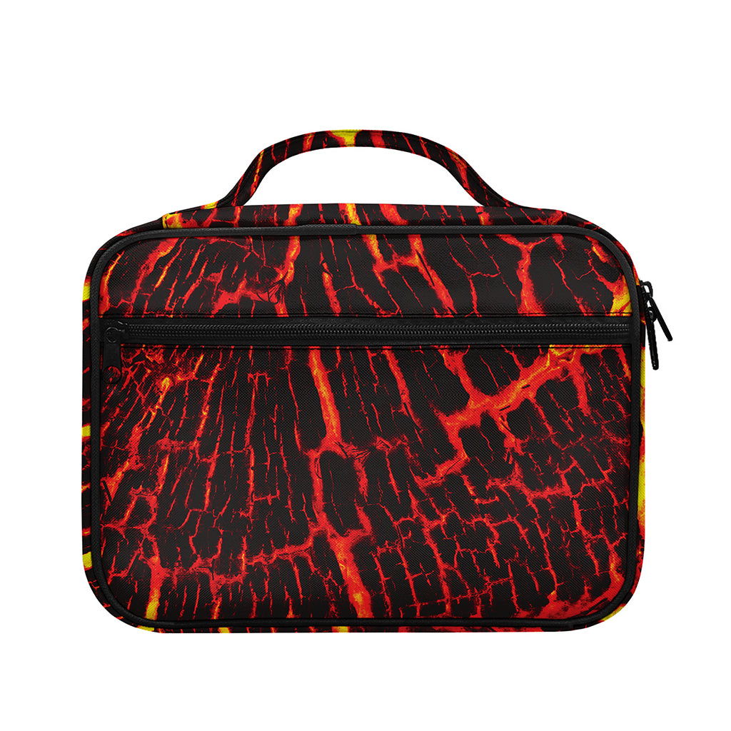 Lava Burning Print Briefcase Bible Bag