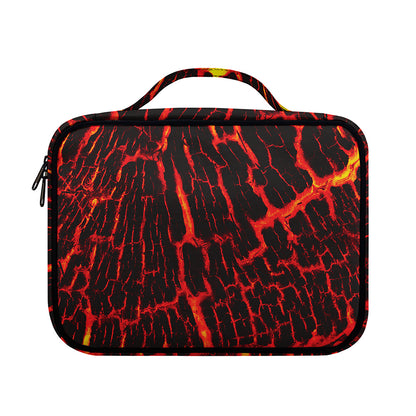 Lava Burning Print Briefcase Bible Bag