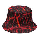 Lava Burning Print Bucket Hat