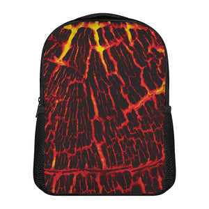 Lava Burning Print Casual Backpack