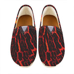 Lava Burning Print Casual Shoes