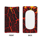 Lava Burning Print Changing Pad Cover
