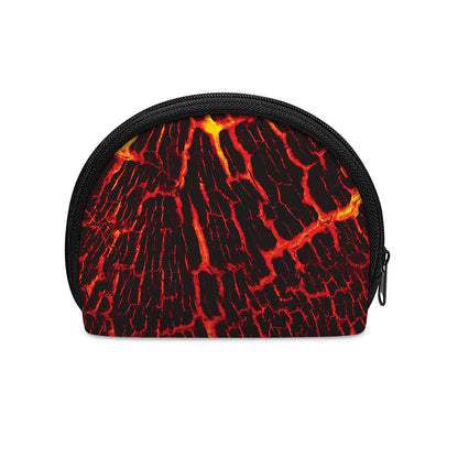 Lava Burning Print Coin Purse