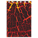 Lava Burning Print Curtain