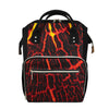 Lava Burning Print Diaper Bag