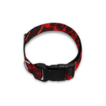 Lava Burning Print Dog Collar