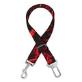 Lava Burning Print Dog Seat Belt