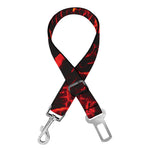 Lava Burning Print Dog Seat Belt