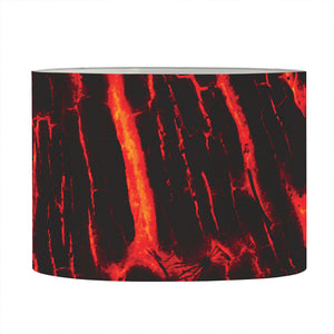 Lava Burning Print Drum Lamp Shade