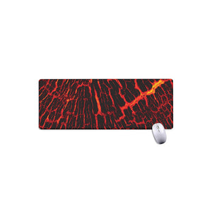 Lava Burning Print Extended Mouse Pad