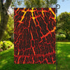 Lava Burning Print Garden Flag