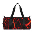 Lava Burning Print Gym Bag