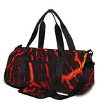 Lava Burning Print Gym Bag
