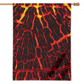 Lava Burning Print House Flag