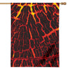 Lava Burning Print House Flag